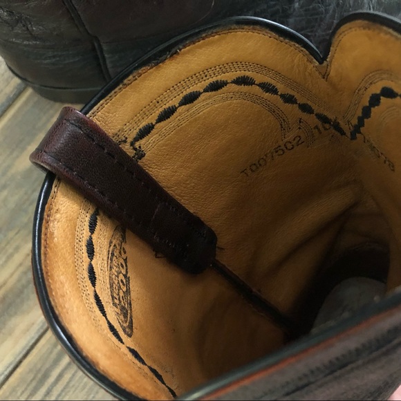 Lucchese Smooth And Full-Quill Ostrich Roper Boots - Picture 7 of 7